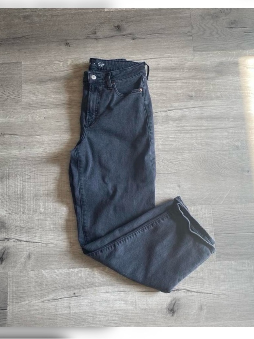 Black, High Waisted, Loose Fit Jeans ✨